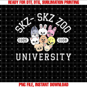Skz Zoo University Gift for Kpop Fans T-shirt