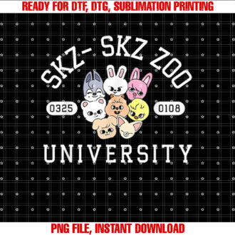 SKZ Zoo university gift for kpop fans T-shirt