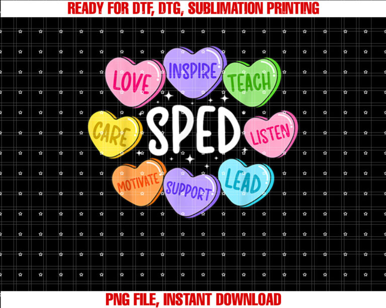 SPED Valentine Special Education Teacher Valentines Day T-shirt