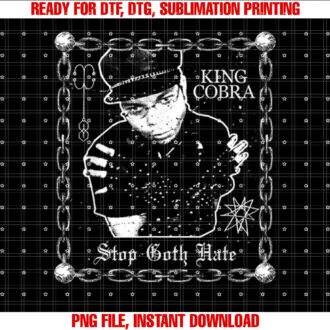 STOP GOTH HATE KingCobraJFS T-shirt