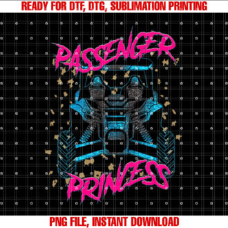SXS UTV Passenger Princess Adventure offroad T-shirt