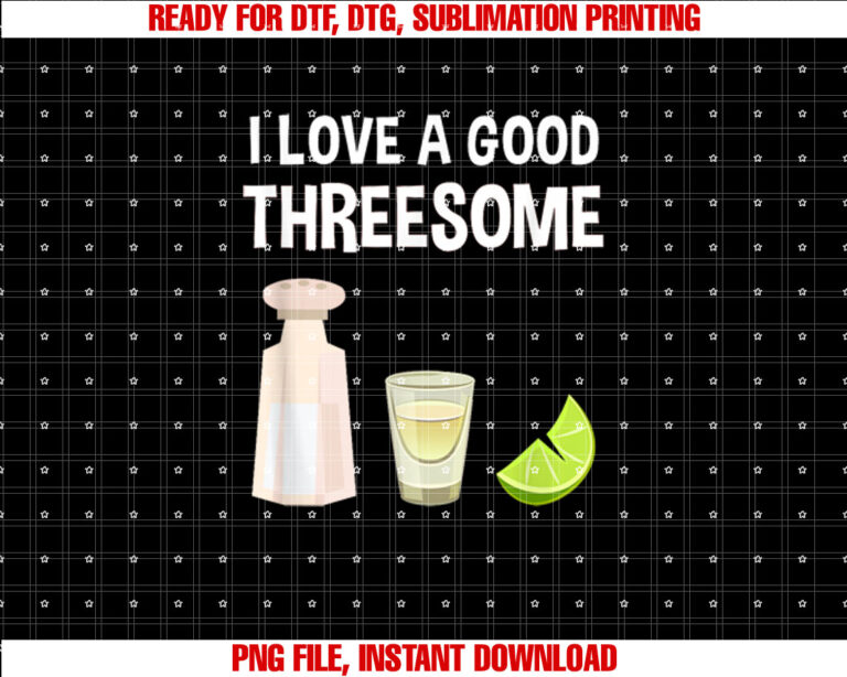 Salt Lime Tequila Threesome Bartender Bar Drink T-shirt