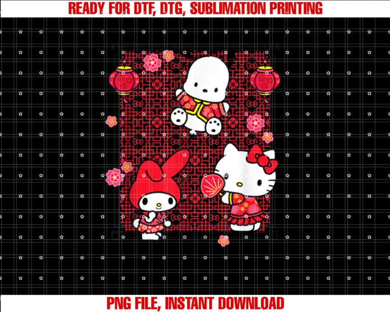 Sanrio Characters Lunar New Year T-shirt