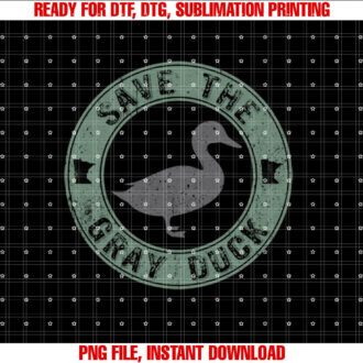 Save The Gray Duck Funny Save The Gray Duck Humor No Goose T-shirt