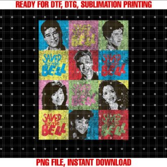 Saved By The Bell Blocks With Faces T-shirt