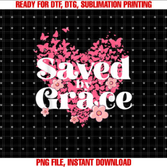 Saved by Grace Christian Women Faith for Teens Girls T-shirt