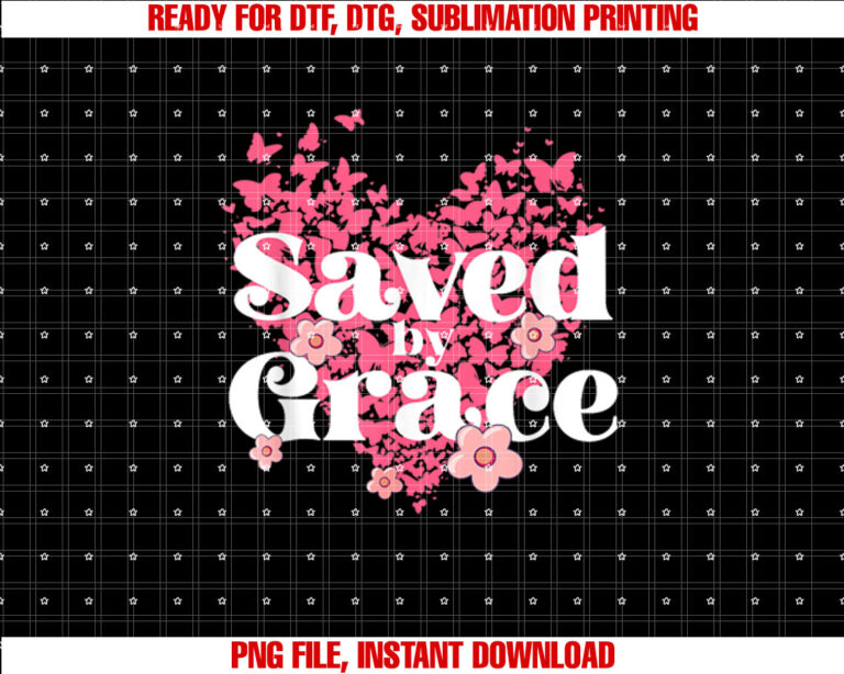 Saved by Grace Christian Women Faith for Teens Girls T-shirt