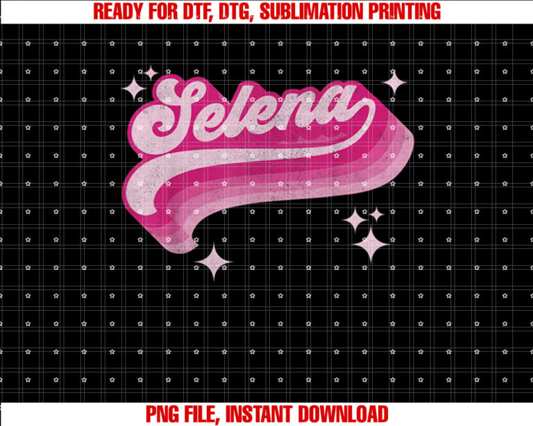 Selena Retro Girl First Name Personalized 70s Vintage Style T-shirt