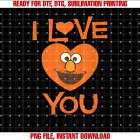 Sesame Street Elmo I Love You Valentine T-shirt
