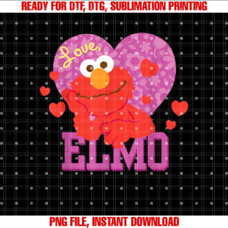 Sesame Street Valentines Day Love Elmo T-shirt