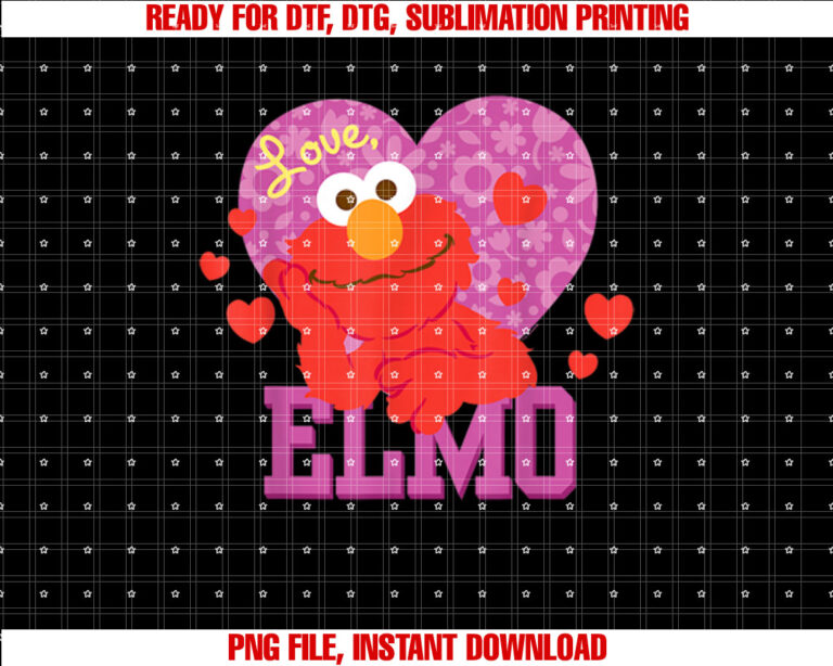 Sesame Street Valentines Day Love Elmo T-shirt