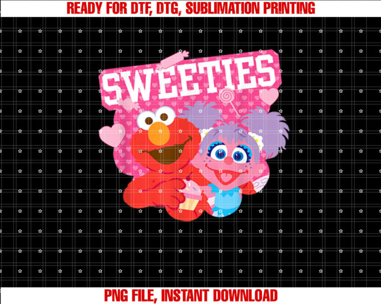 Sesame Street Valentines Day Sweeties Elmo And Abby Cadabby T-shirt