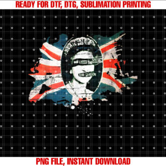 Sex Pistols Official Flag God Save The Queen T-shirt