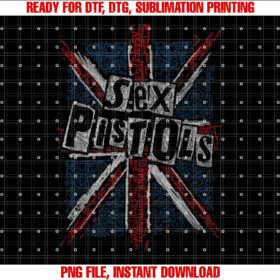 Sex Pistols Official Union Jack Words T-shirt