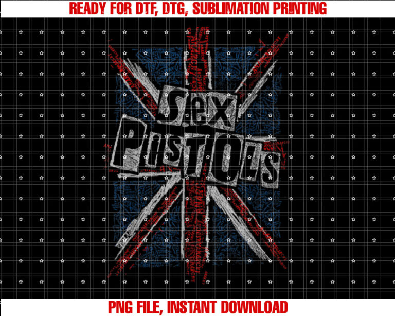 Sex Pistols Official Union Jack Words T-shirt
