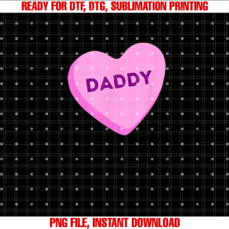 Sexy Daddy Pink Heart Candy Design for Valentines Day T-shirt