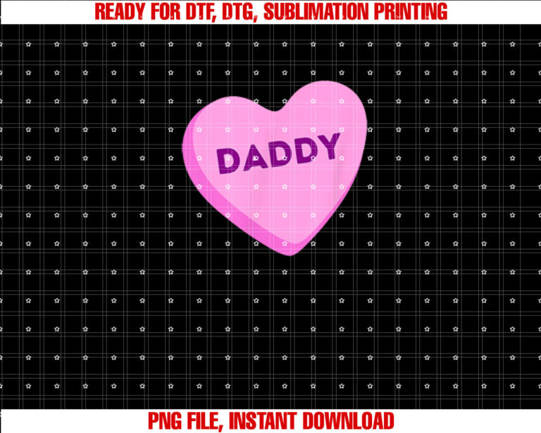 Sexy Daddy Pink Heart Candy Design for Valentines Day T-shirt