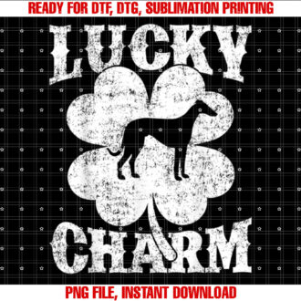 Shamrock Leaf Lucky Charm Whippet Dog St Patricks Day T-shirt