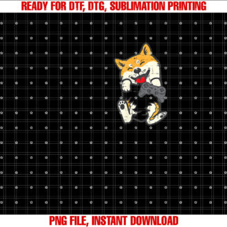 Shiba Inu Dog Gamer Pocket Kawaii Boys Kids Toddler Men Teen T-shirt