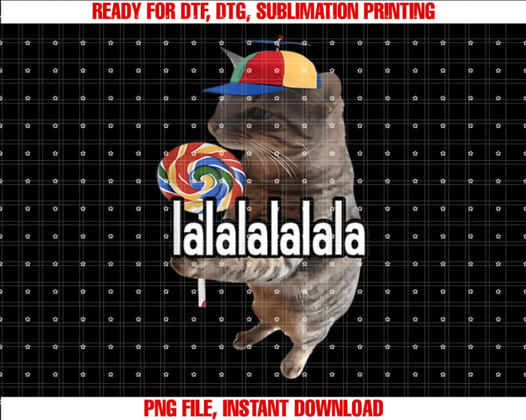 Silly Cat With Lollipop Meme T-shirt