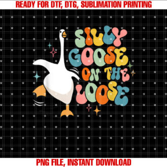 Silly Goose On The Loose Retro Groovy Silly Goose Club T-shirt