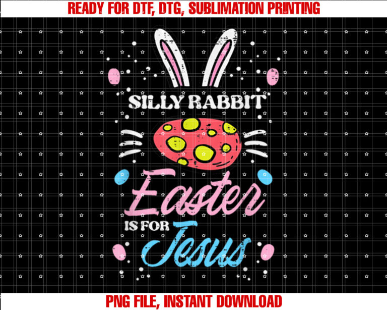 Silly Rabbit Easter For Jesus Religious Girls Kids Toddlers T-shirt