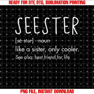 Sister Birthday Gifts Apparel With Funny Seester Definition T-shirt