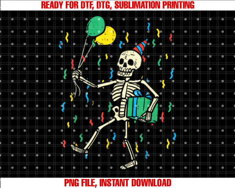 Skeleton Birthday Funny Happy Halloween Bday Boys Kids T-shirt
