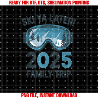 Ski Ya Later 2025 Family Ski Holidays T-shirt