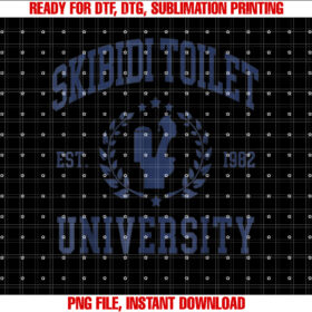 Skibidi Toilet University Funny Skibidi Meme T-shirt