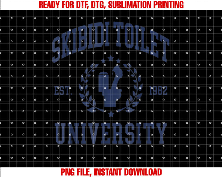 Skibidi Toilet University Funny Skibidi Meme T-shirt