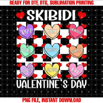 Skibidi Valentines Day Tee Candy Heart Funny Valentine Rizz T-shirt