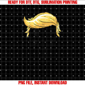 Skull With Ic Trump Hair President Supporter T-shirt
