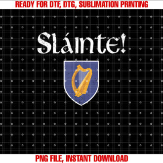 Slainte Coat of Arms Irish Patriotic St Patrick Day T-shirt