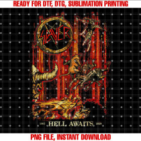Slayer Hell Awaits Anniversary T-shirt
