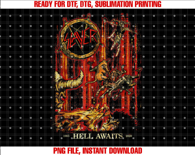 Slayer Hell Awaits Anniversary T-shirt