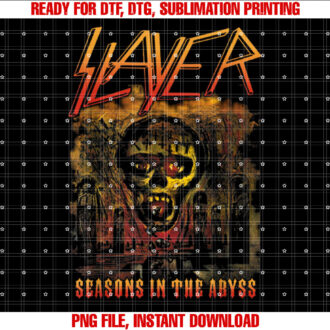 Slayer Orange Season in the Abyss T-shirt