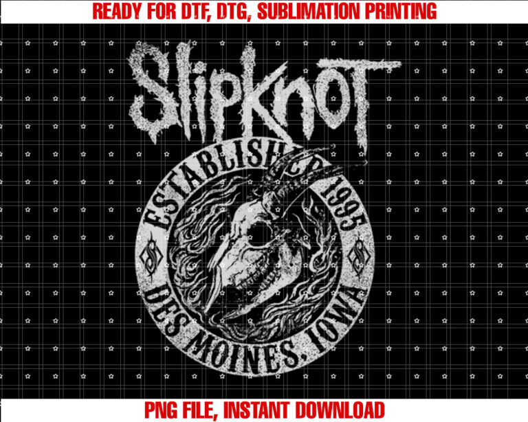 Slipknot Iowa Skull 1995 T-shirt