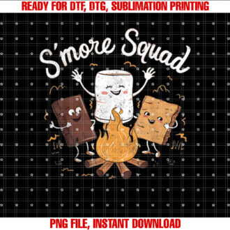 Smore Squad For Kids Camping Campfire Chocolate Marshmallow T-shirt
