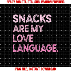 Snacks Are My Love Language Valentine Day Kids Boys T-shirt