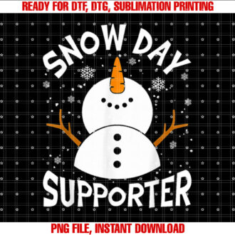 Snow Day Supporter Snowflake Funny Teacher Christmas Pajamas T-shirt