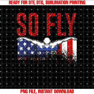 So Fly Usa Swimming Team Sports Athlete Us Swim Aquatic T-shirt