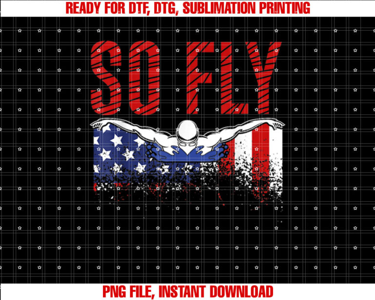 So Fly Usa Swimming Team Sports Athlete Us Swim Aquatic T-shirt