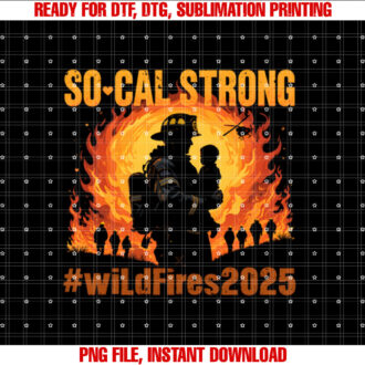 SoCal Strong Wildfire 2025 Pray for LA California Costume T-shirt