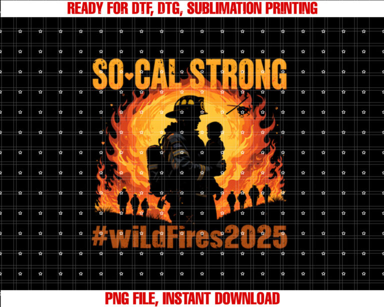 SoCal Strong Wildfire 2025 Pray for LA California Costume T-shirt
