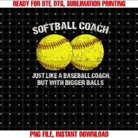Softball Coach Like a Baseball Coach but With Bigger Balls T-shirt