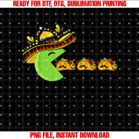 Sombrero Eating Funny Tacos With Mustaches Cinco De Mayo T-shirt