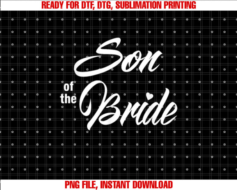 Son of the Bride Wedding Party Bridal Party T-shirt