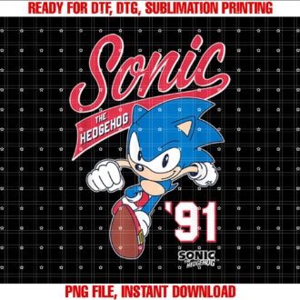 Sonic The Hedgehog 91 Epic Run Sports Style T-shirt