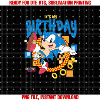 Sonic The Hedgehog Birthday Its My Birthday Cheering Sonic T-shirt